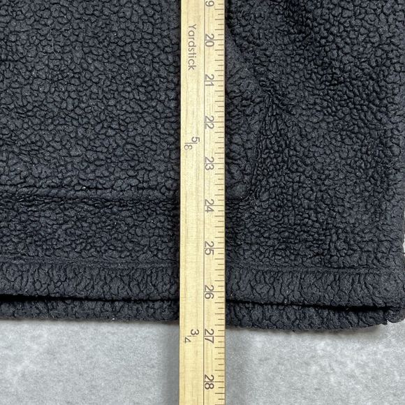 Victoria's Secret PINK Fleece Womens S Black Textured Quarter Zip Fleece Hoodie - Picture 8 of 10